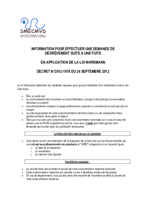Note d'information